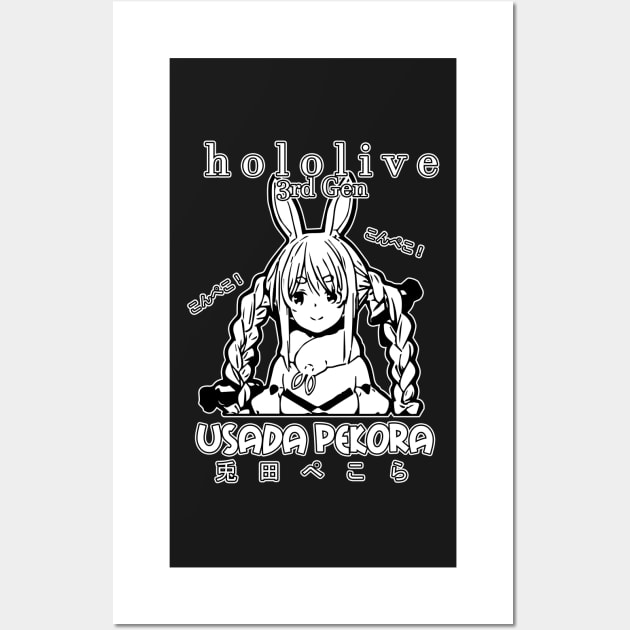 Hololive 3rd Gen Used Pekora Wall Art by TonaPlancarte